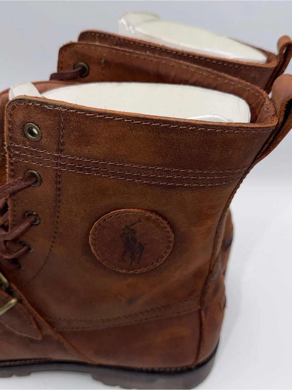 Polo Ralph Lauren Ranger Boots Tan Men’s Size 12D 00001934